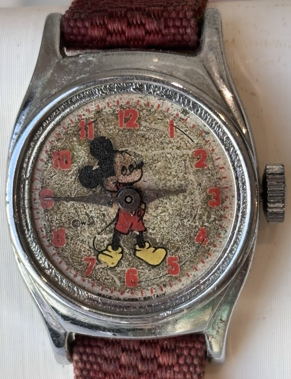 Vintage Timex Disney Mickey Mouse Watch, Rare Disneyana Collectible Gifts