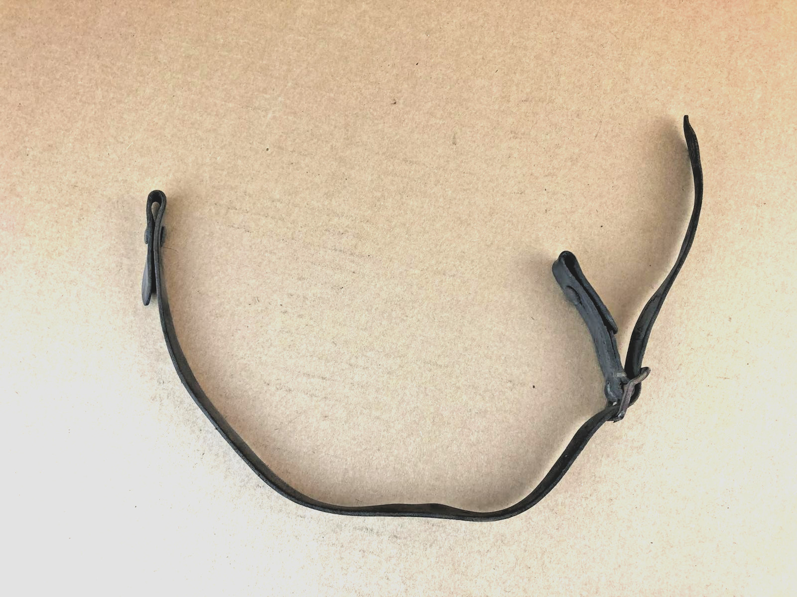 WW2 German chin strap for combat helmet complete w/ buckle and hardware.Orig