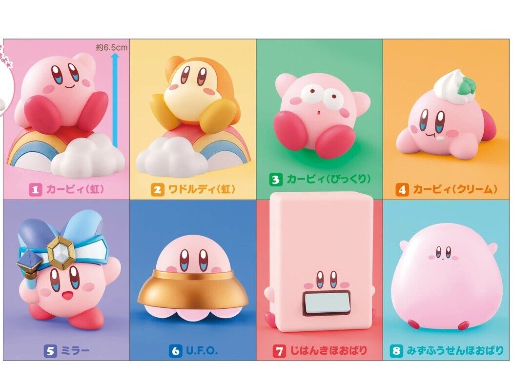 Kirby Friends Part.4 BANDAI Collection Toy 9 Types Full Comp Set Mascot New
