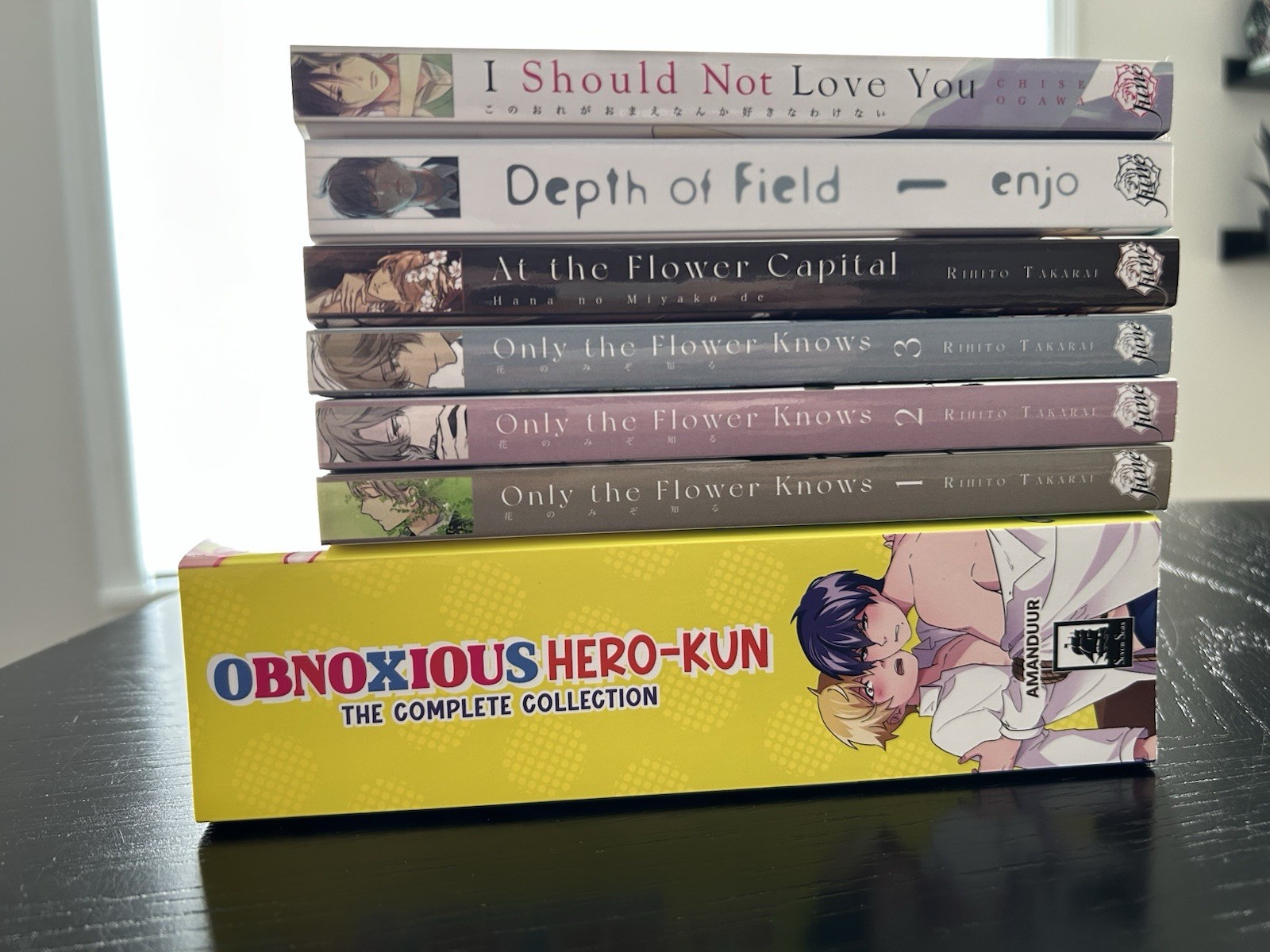 BL June 7 Manga Yaoi OBNOXIOUS HERO-KUN, Only The Flower Knows, Depth Of Field