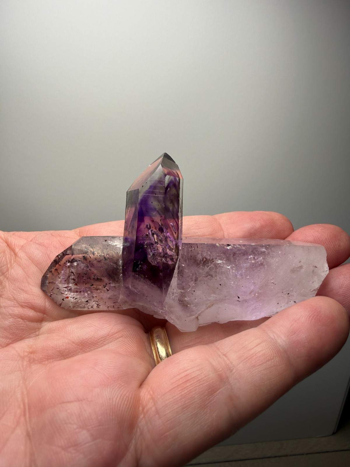Only $69?? WOW BEAUTIFUL Streep Mine Amethyst Cluster-excellent quality