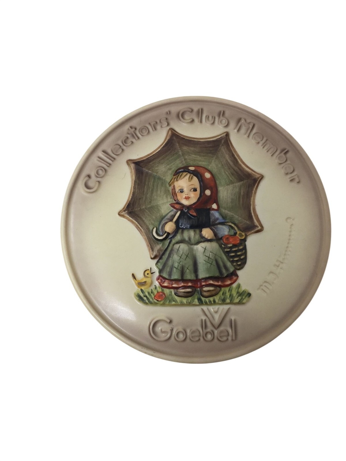 - Vintage - 1978 Goebel M.I. Hummel Collector’s Club Member Plaque - Vintage - 1978 Goebel M.I. Hummel Collector’s Club Member Plaque
