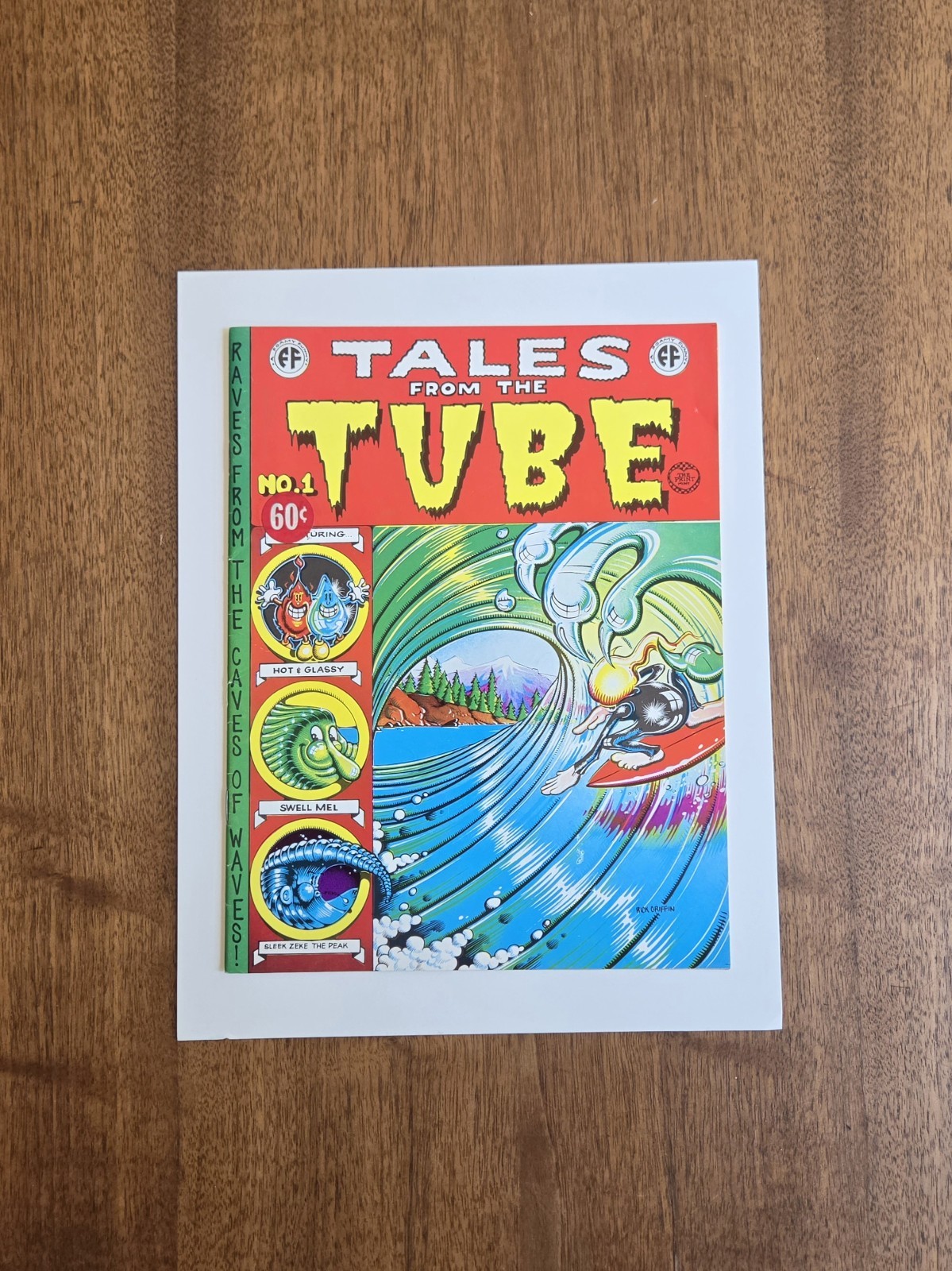 Tales From The Tube Comic No. 1  Surfer Artist R. Griffin  The Print Mint 1973 