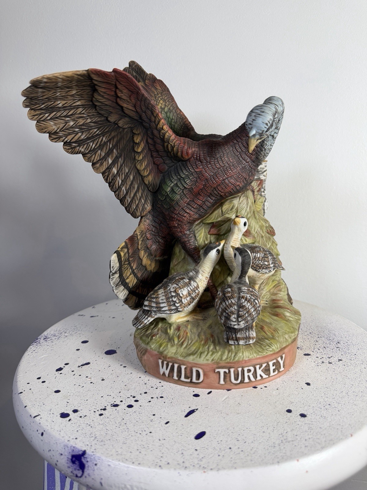 Vintage Wild Turkey 101 Austin Nichols LE 1984 Porcelain Bourbon Decante