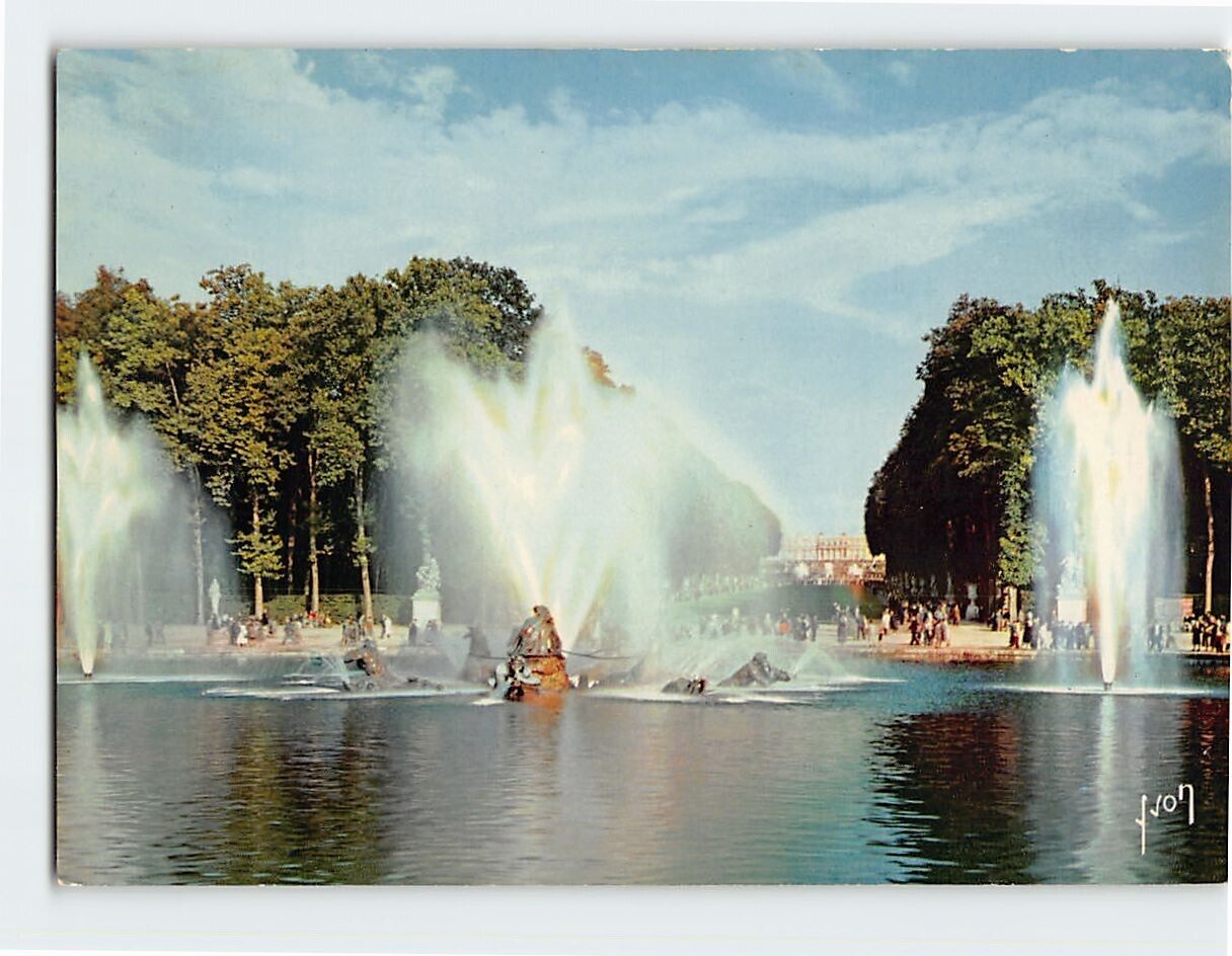 Postcard Apothéose du Roi Soleil, Bassin d\'Apollon, Palace of Versailles, France