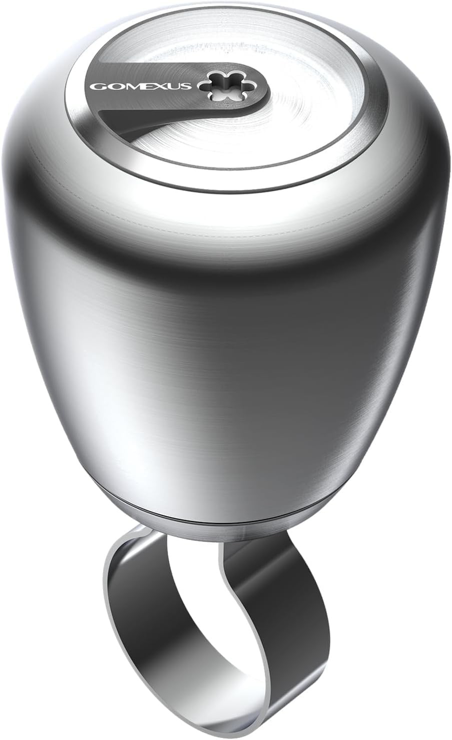 Gomexus Steering Wheel Knob, Stainless Suicide Knob Spinner, One-Hand Control...