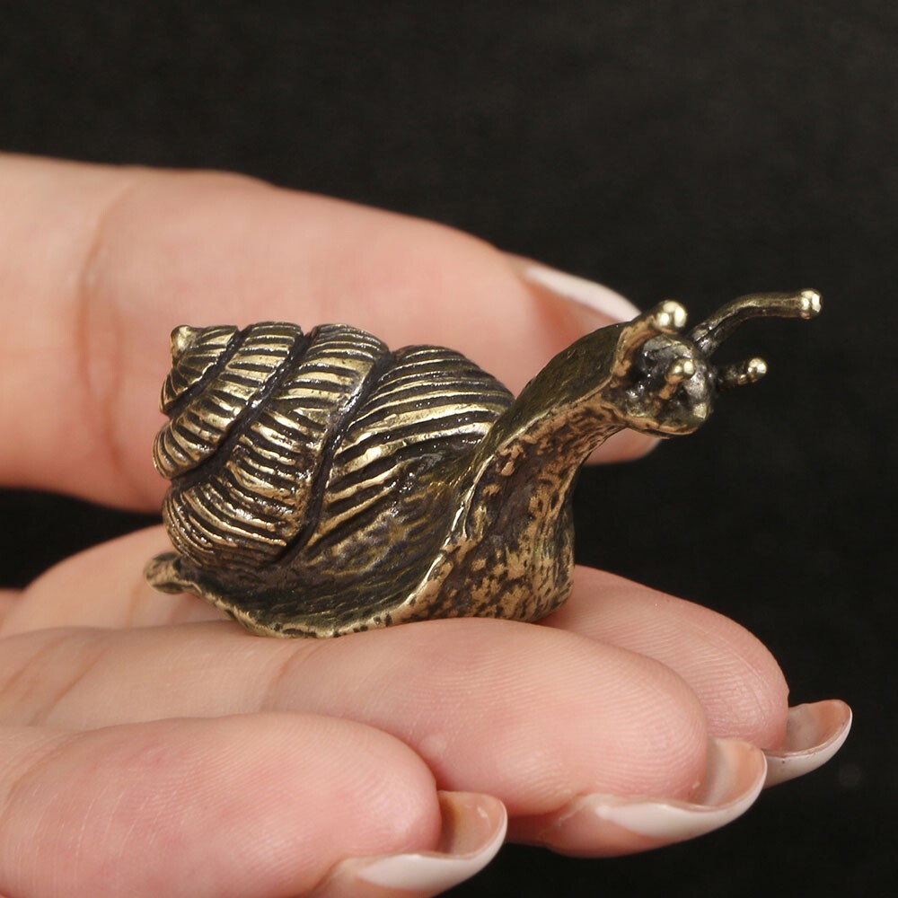 Brass Snail Statue Ornament Insect Animal Statue Toys Desktop Decoration* Brass Snail Statue Ornament Insect Animal Statue Toys Desktop Decoration*