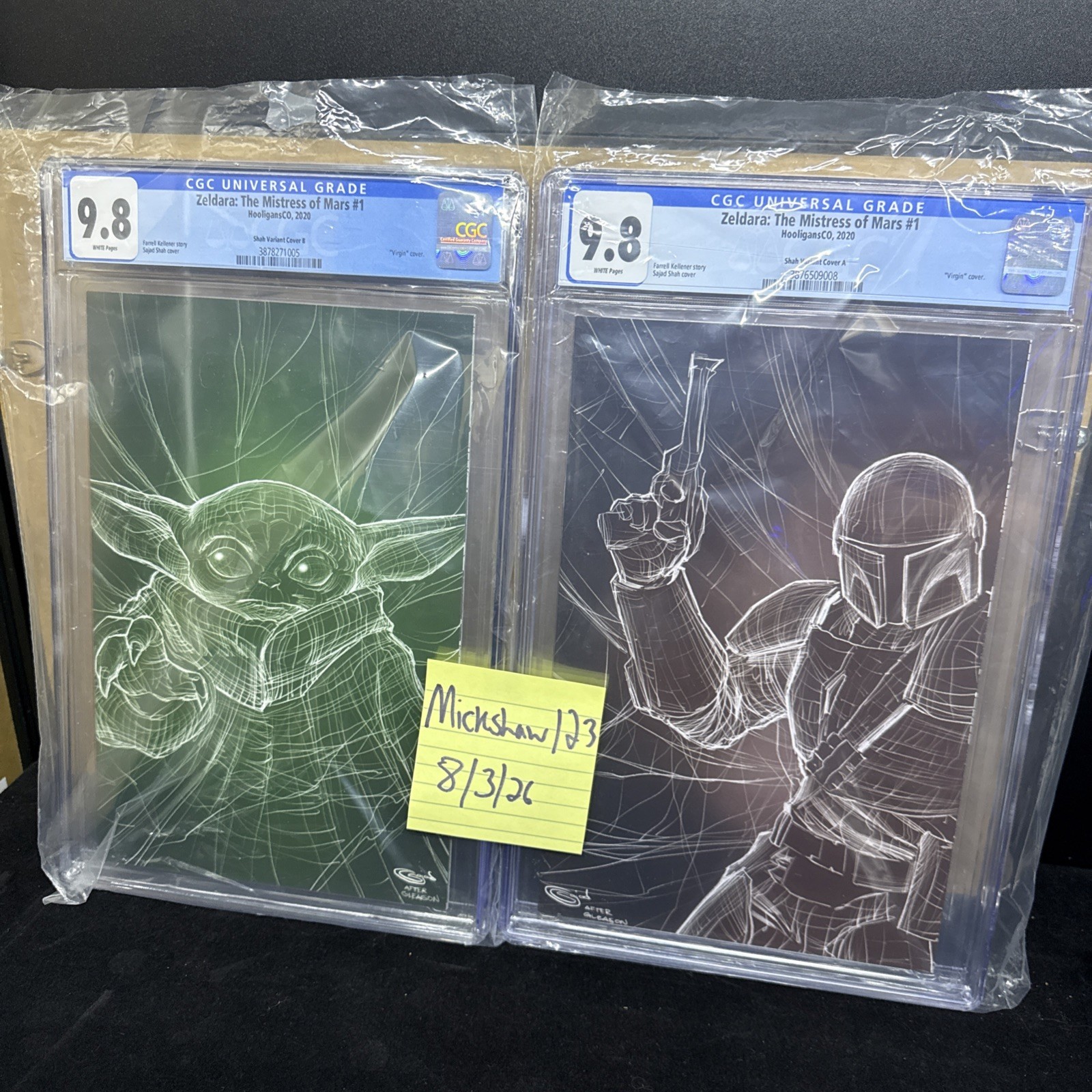 Zeldara The Mistress of Mars 1 Star Wars Mandalorian & Grogu CGC 9.8 Zeldara The Mistress of Mars 1 Star Wars Mandalorian & Grogu CGC 9.8