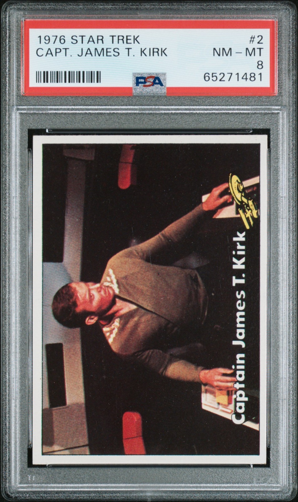 1976 Star Trek #2 Captain James T. Kirk PSA 8 NM-MT