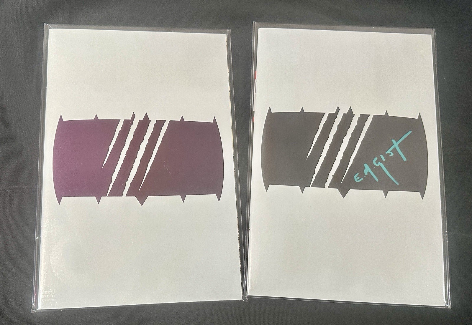 Absolute Batman #17-18 Glow in the Dark set (Zoe Lacchei & signed by E.M. Gist)