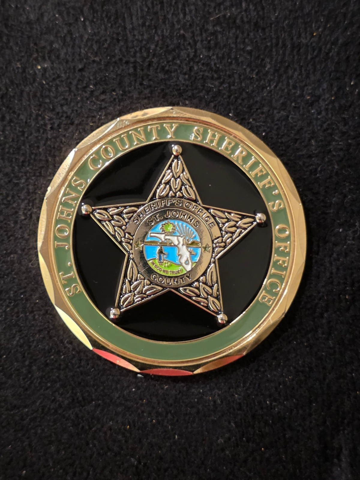St Johns County Sheriffs Office Challenge Coin