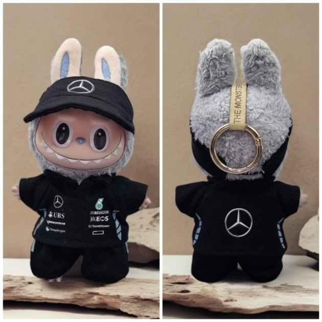 Labubu Clothing Red Bull Mercedes Costume Ferrari Racing Outfit Labubu Clothing Red Bull Mercedes Costume Ferrari Racing Outfit
