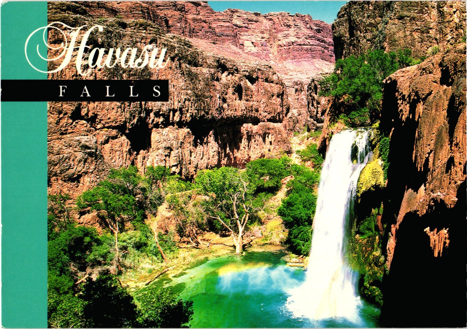 Havasu Falls - Grand Canyon Postcard Unposted