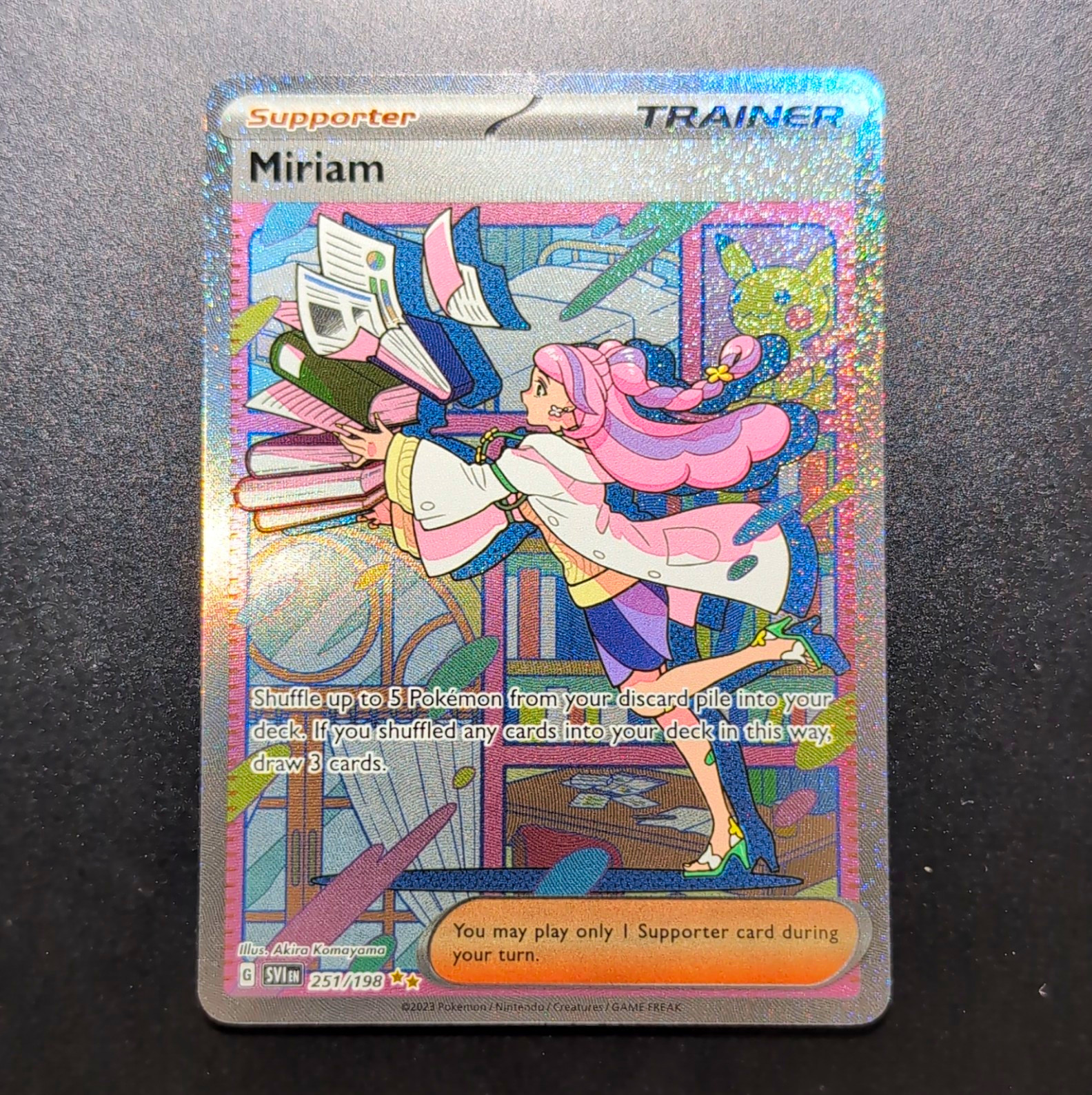 Miriam 251/198 Pokemon Scarlet & Violet Base Set English - NM
