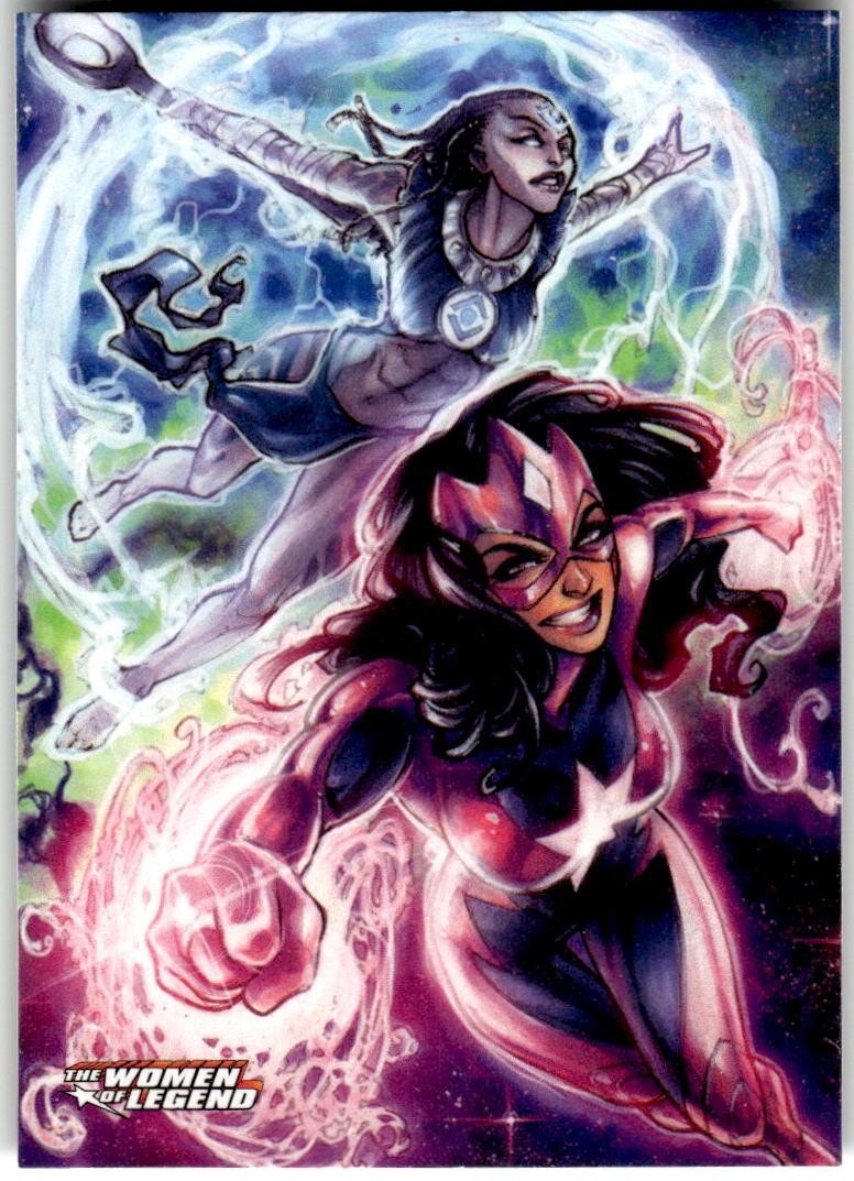 2013 Cryptozoic DC Comics: The Women #60 DC Comics Indigo & Star Sapphire