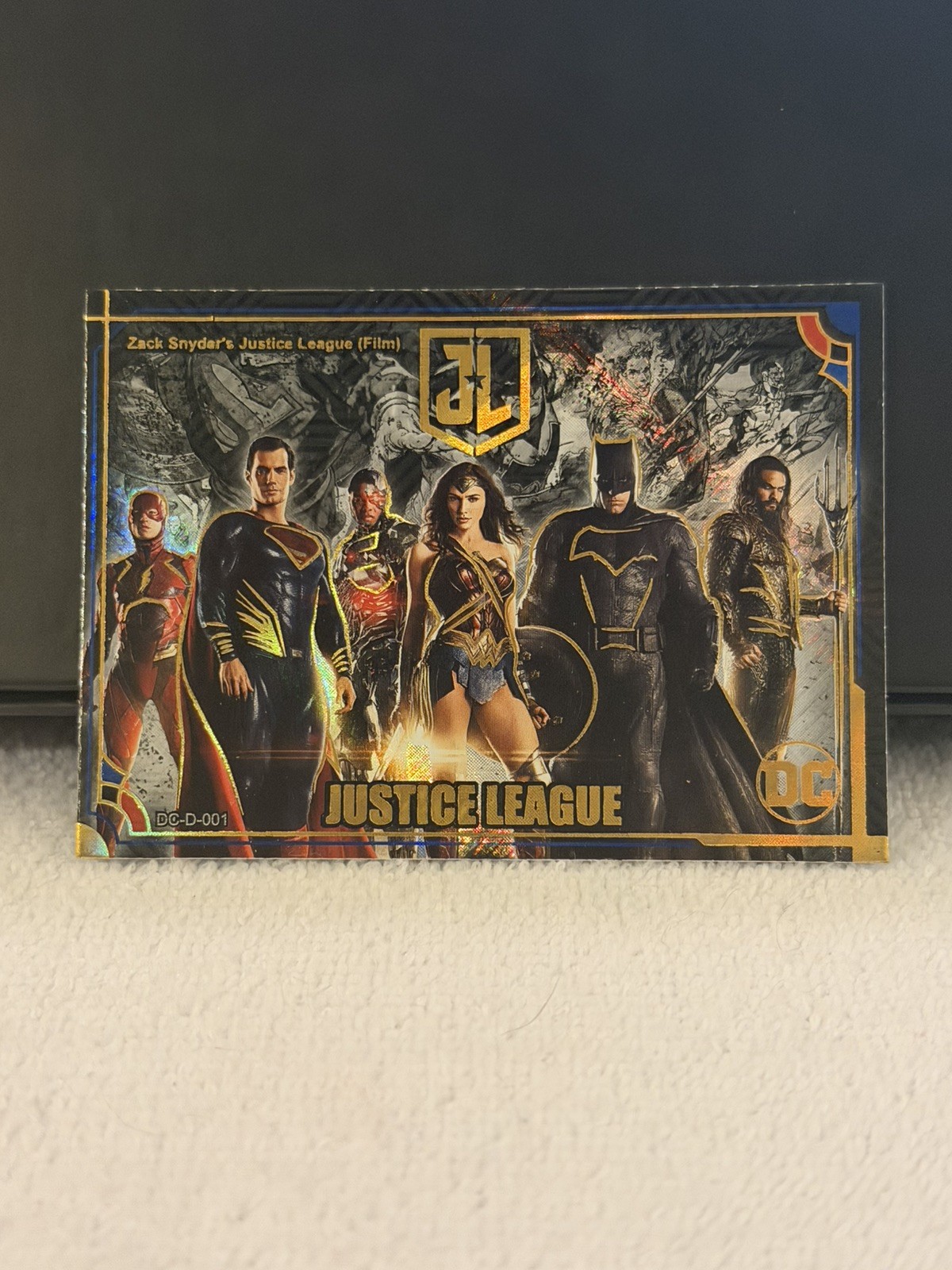2022 DCEU Trading Card DC-D-001 JUSTICE LEAGUE Zack Snyder’s Justice League