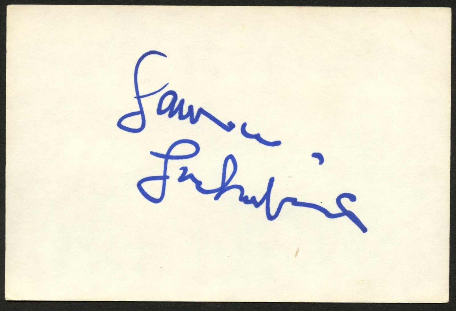 Laurence Luckinbill signed autograph 4x6 Cut Actor Playwright and Director \' Laurence Luckinbill signed autograph 4x6 Cut Actor Playwright and Director \'