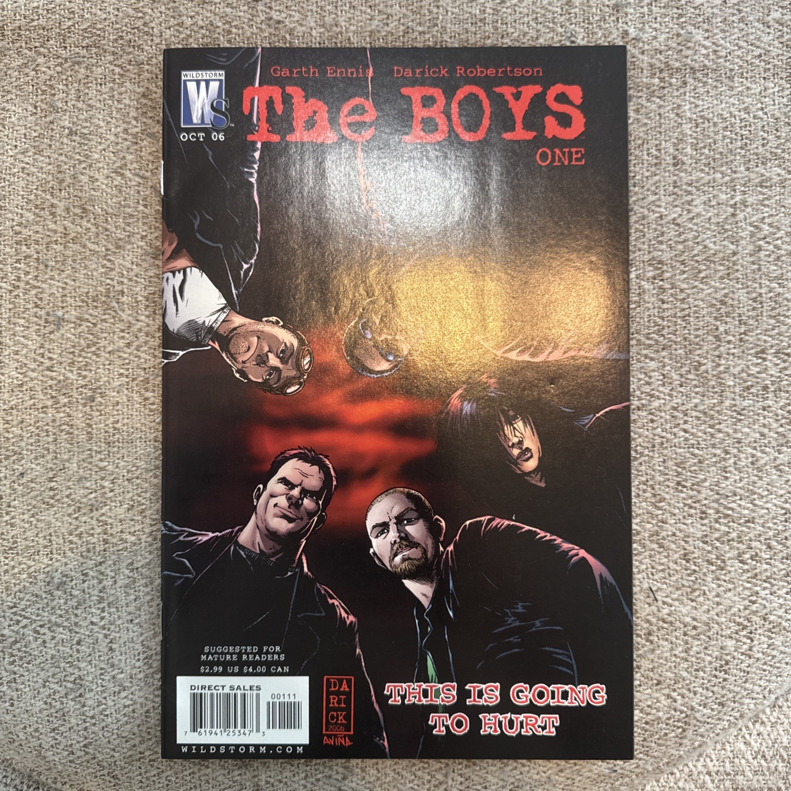 The Boys #1 (2006 Series) - 1st Printing - Wildstorm Comics Rare key The Boys #1 (2006 Series) - 1st Printing - Wildstorm Comics Rare key