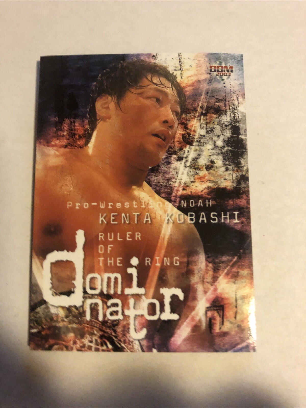 2003 BBM Pro Wrestling Kenta Kobashi Dominator D3
