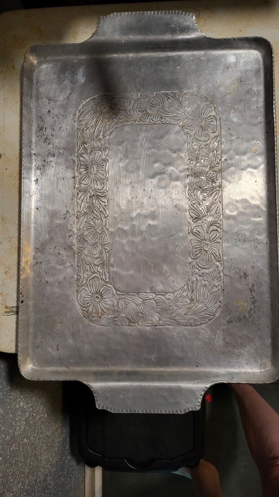 Vintage Everlast Hand Forged Aluminum Serving Tray