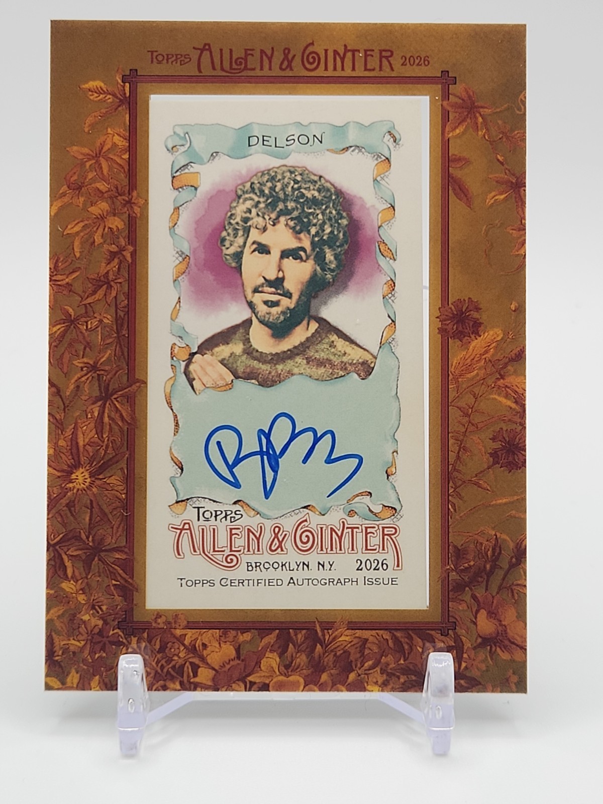 BRAD DELSON Topps 2026 Allen & Ginter Autograph Insert Card MA-BD LINCOLN PARK 