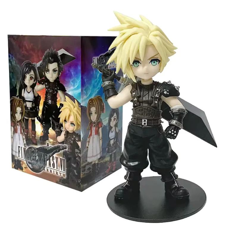 Cloud Strife Figure Final Fantasy VII Remake Anime PVC 11-12CM Collectible