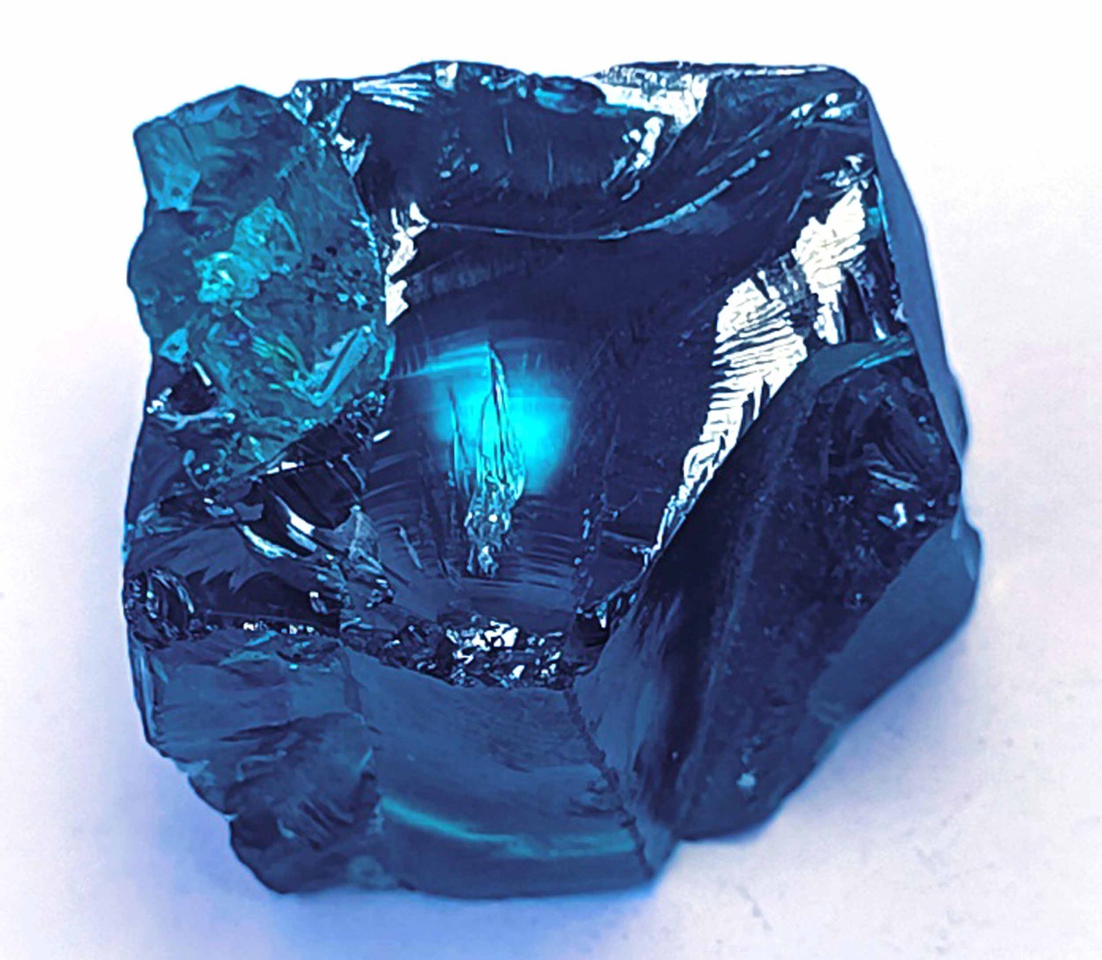 Natural Cambodia Blue Zircon Uncut Rough 217.85 Ct Transparent Loose Gems 6GHB