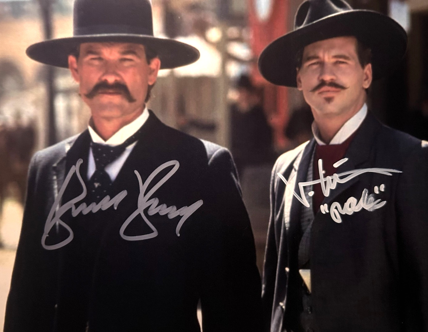 TOMBSTONE Signed (KILMER, RUSSELL) 8x10\