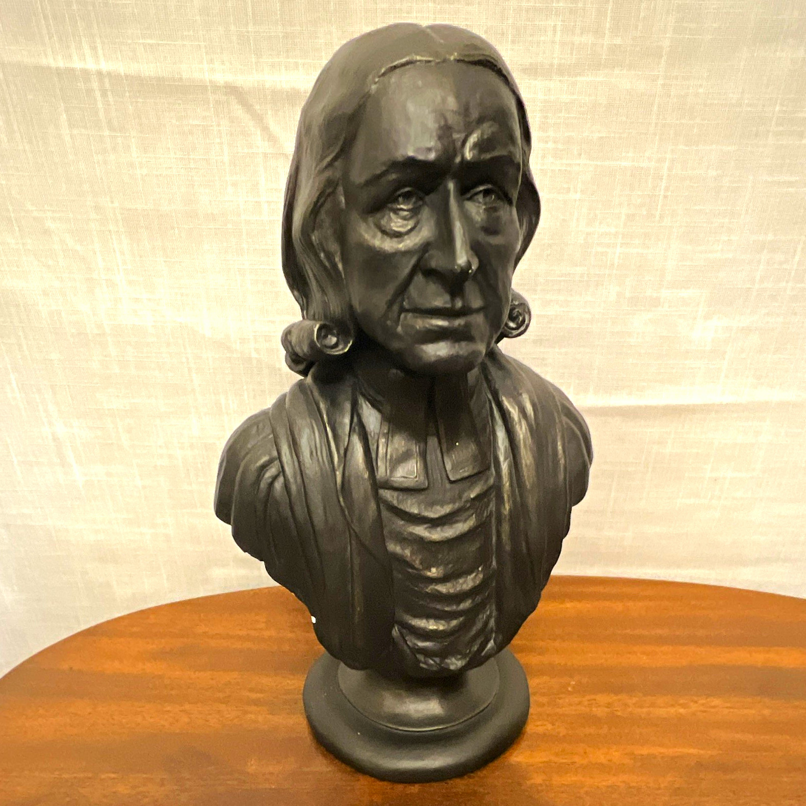 Scott Stearman Sculpture John Wesley Bust Renaissance Stone 12” Religious