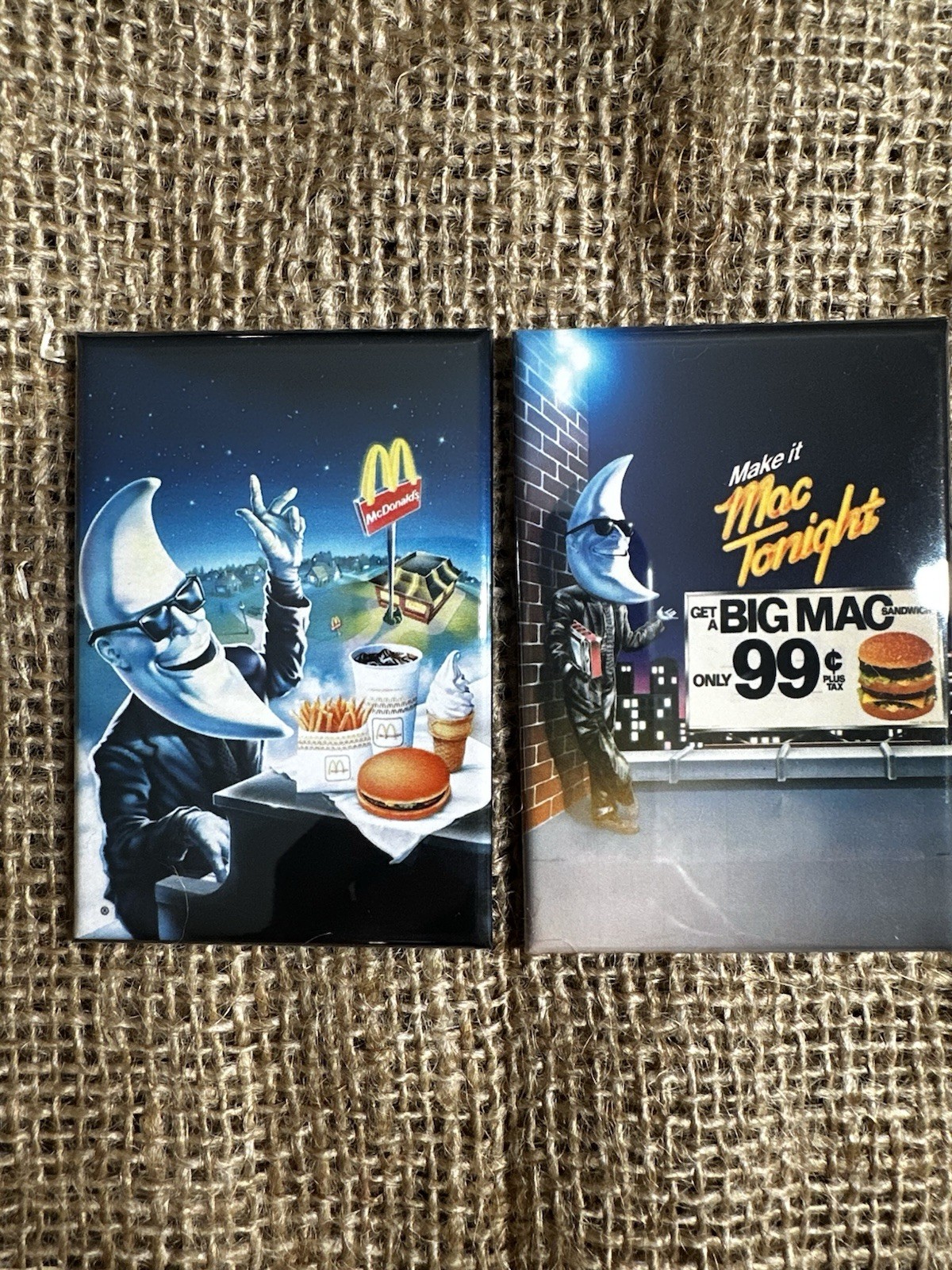 It’s Mac Tonight, McDonalds Big 99c Mac, Refrigerator Magnet - 2x3in Set Of 2