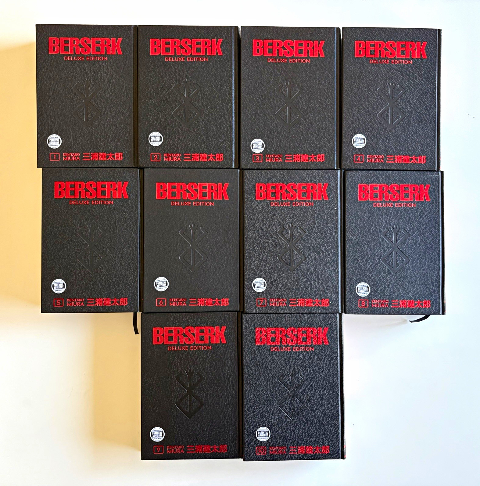 Berserk Deluxe Edition Vol 1-10 Hardcover Set by Kentaro Miura (Dark Horse)