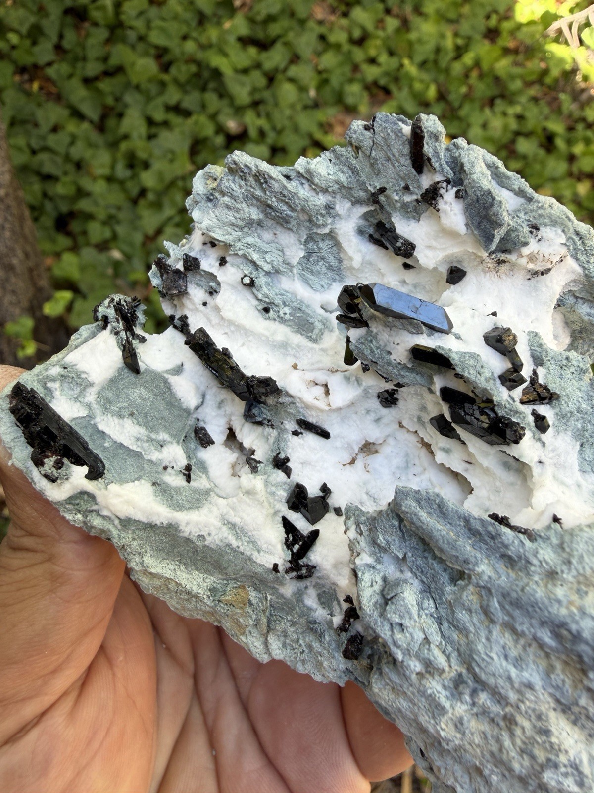 Top Quality Neptunite On Natrolite Specimen From San Benito, CA, 8cm , 320gm