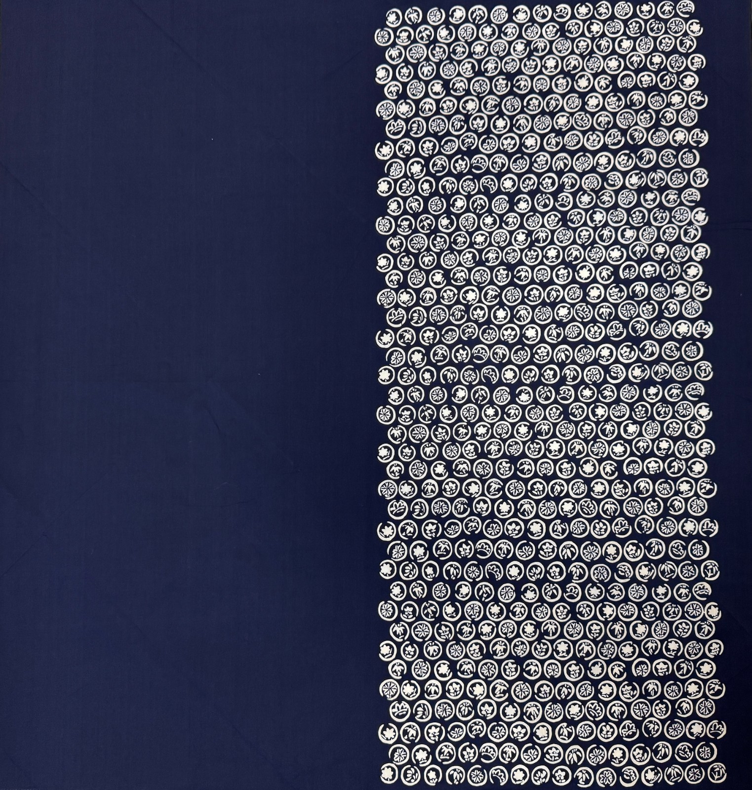 Japanese Aizome (Indigo) Furoshiki Tapestry 35 Japanese Aizome (Indigo) Furoshiki Tapestry 35