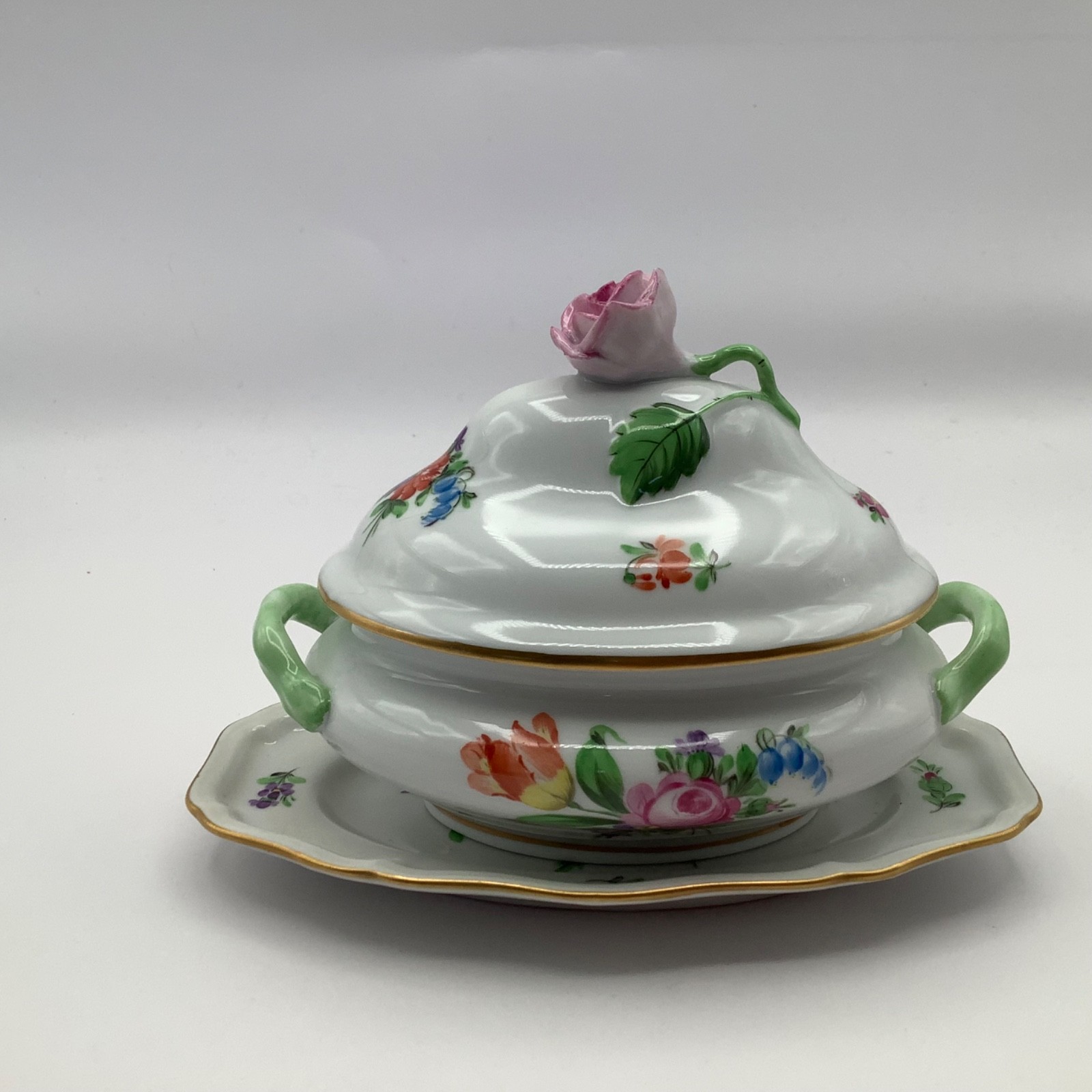 Herend Printemps Mini Tureen with Undertray