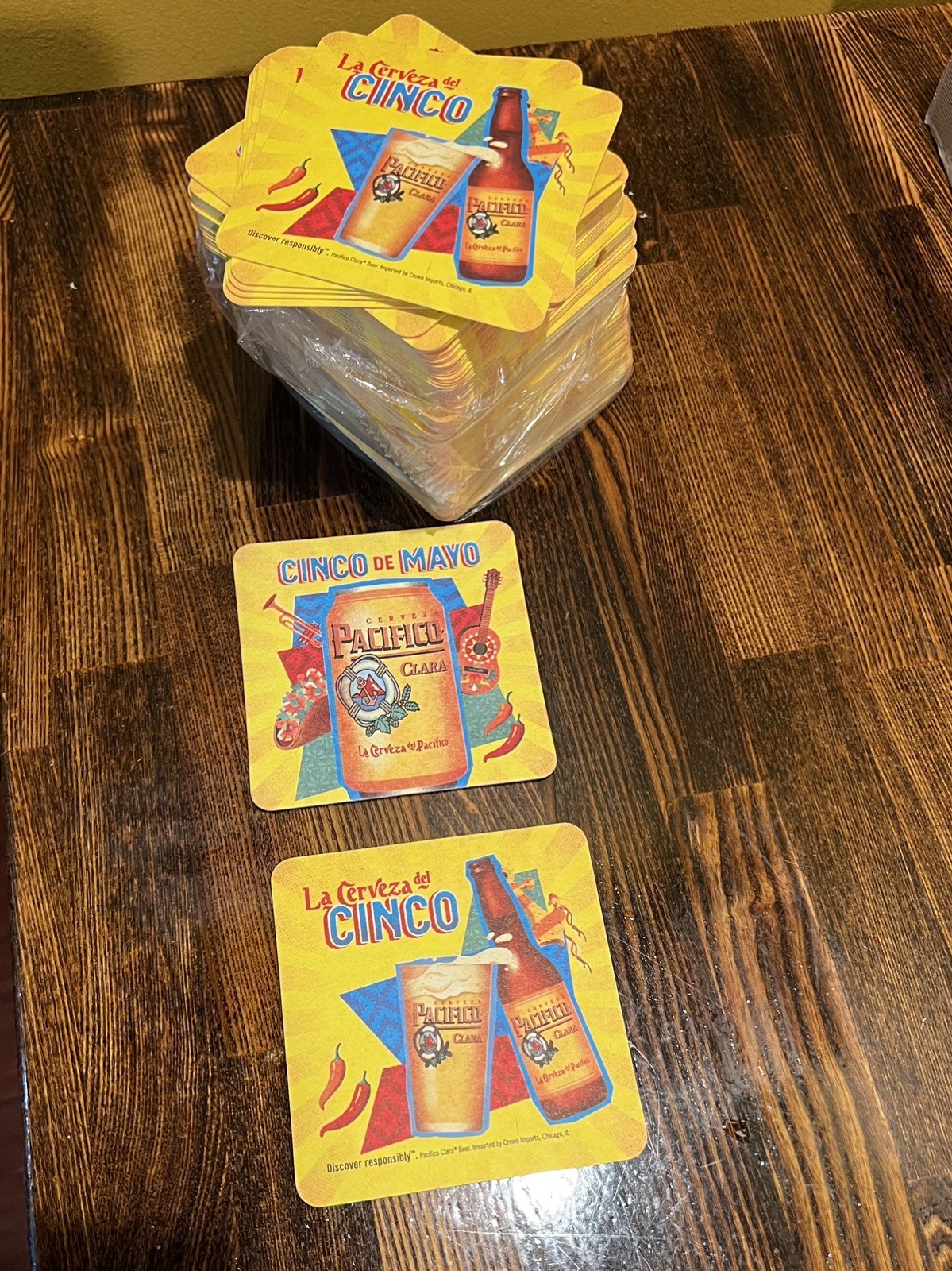 Pecifico Beer Drink Coasters