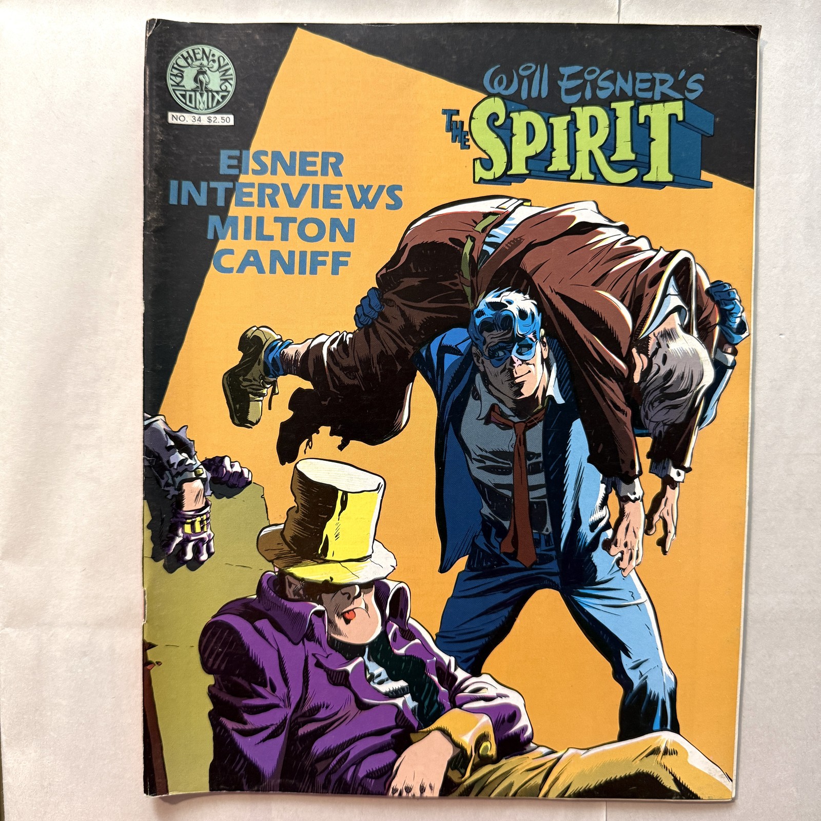 Will Eisner's The Spirit Kitchen Sink Comics No. 24 Milton Caniff Interview