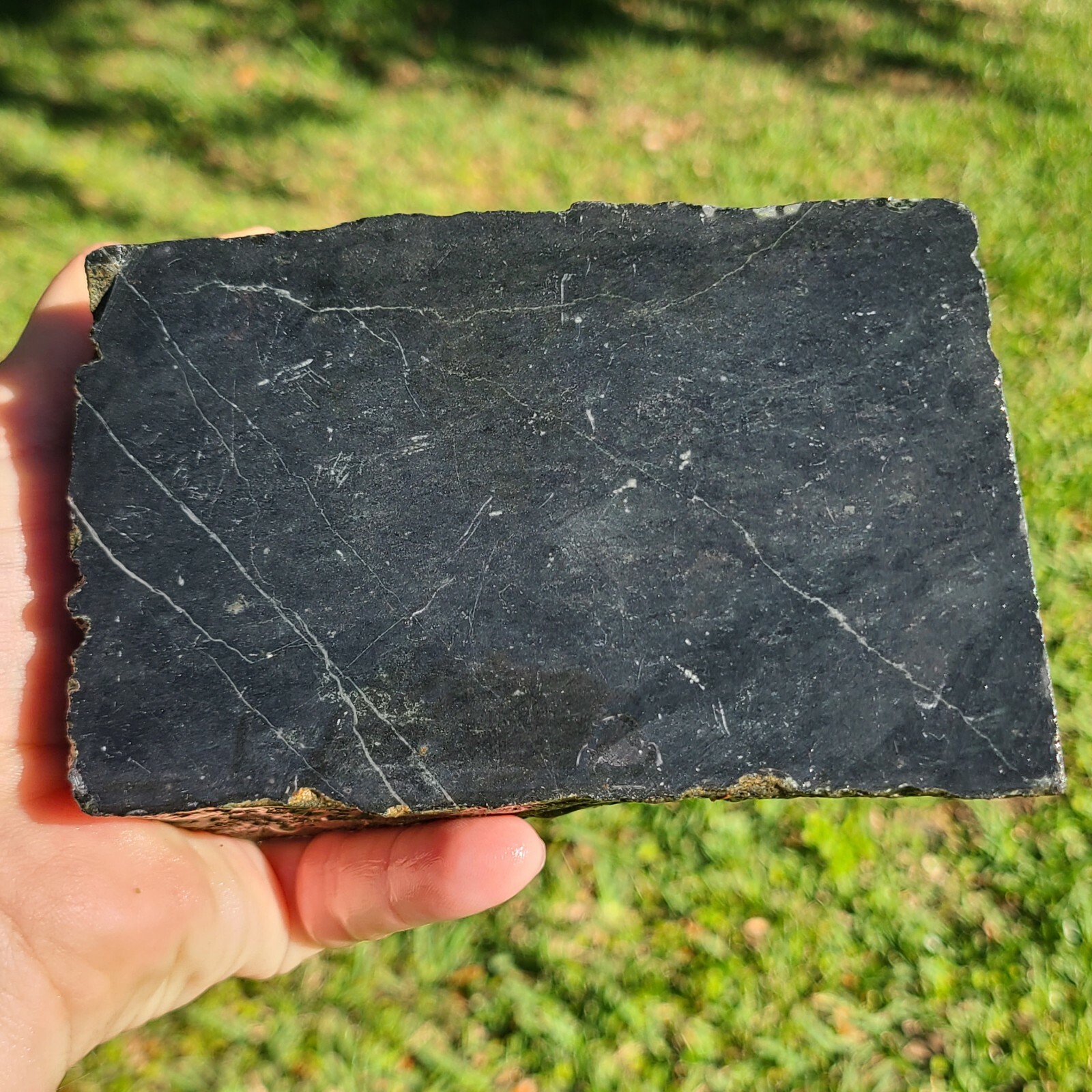 BLACK JADE ROUGH FROM NEVADA 3LB 7.8OZ