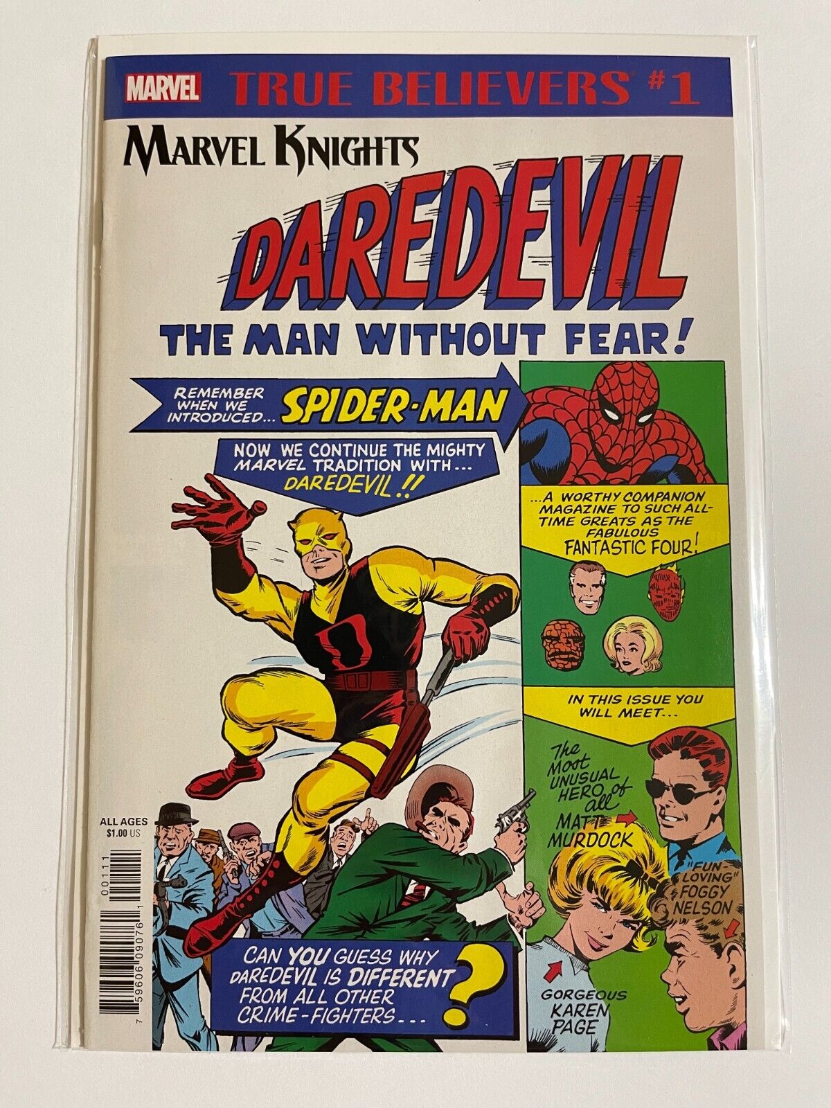 True Believers Daredevil #1 (2018) Marvel Comics