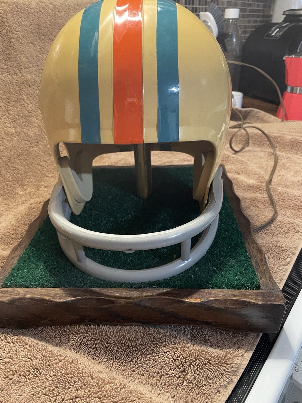 Vintage 1978 Miami Dolphins Night Stand Lamp