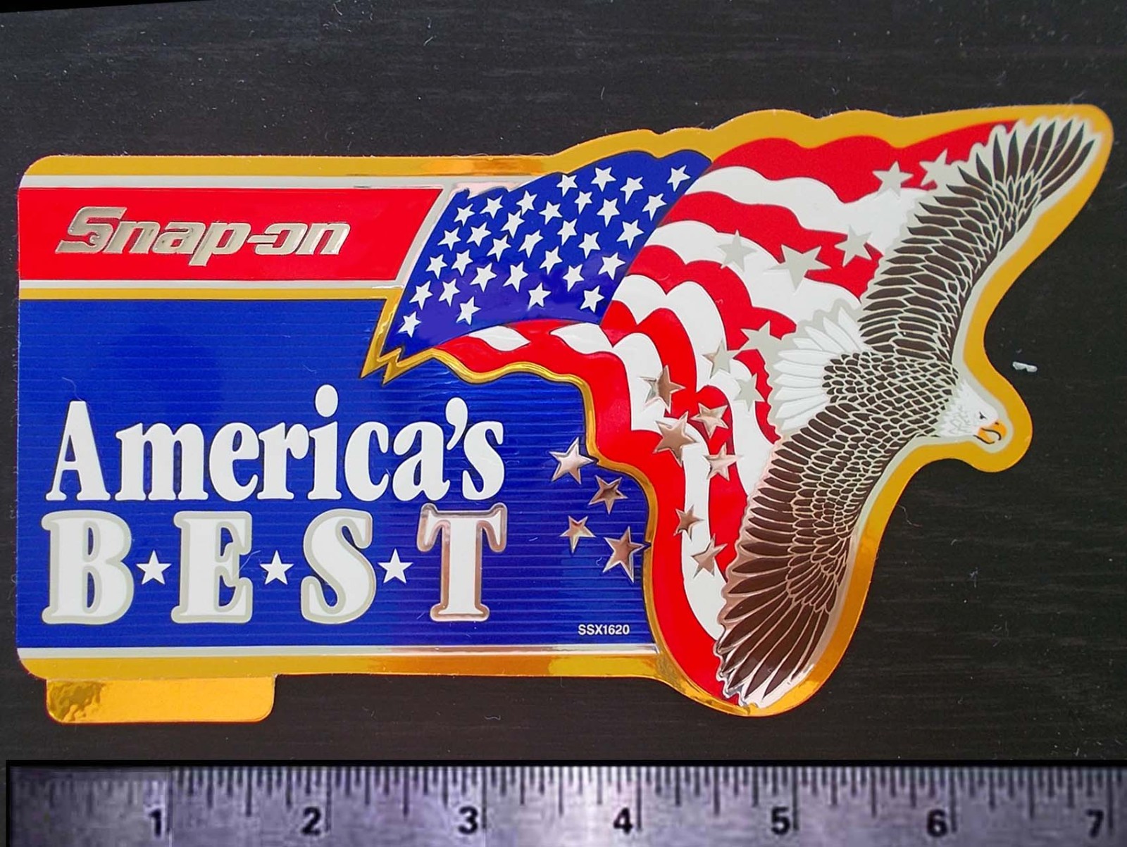 SNAP ON TOOLS America’s Best Eagle - Original Vintage 80's Racing Decal/Sticker SNAP ON TOOLS America’s Best Eagle - Original Vintage 80's Racing Decal/Sticker