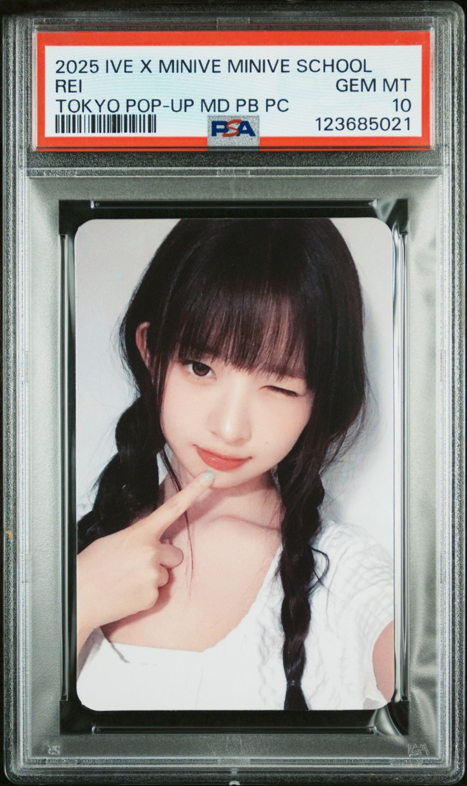 REI IVE X MINIVE MINIVE SCHOOL POP-UP STORE IN BUSAN & TOKYO GEM MINT PSA 10