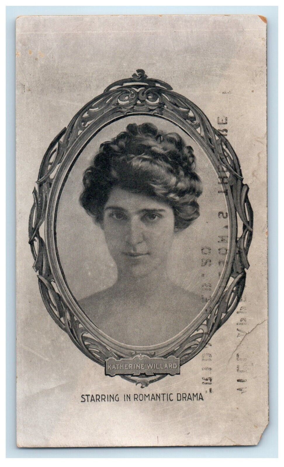 c1905 Katherine Willard Actress Movie Star Starring Romantic Drama Postcard c1905 Katherine Willard Actress Movie Star Starring Romantic Drama Postcard