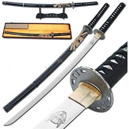 Authentic Handmade Kill Bill Hattori Hanzo Demon Katana Sword:Battle-Ready Steel