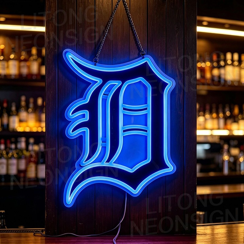 US STOCK Detroit Tigers LED Neon Sign 16\