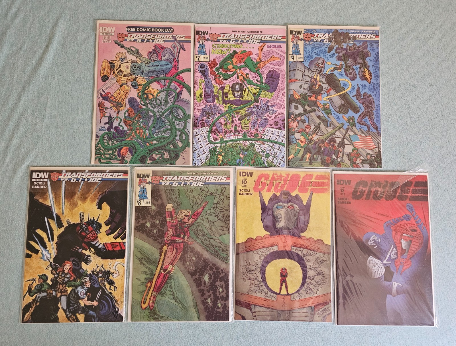 TRANSFORMERS VS. GI JOE (G.I. JOE) # 1-13 FULL RUN + # 0 FCBD ISSUE