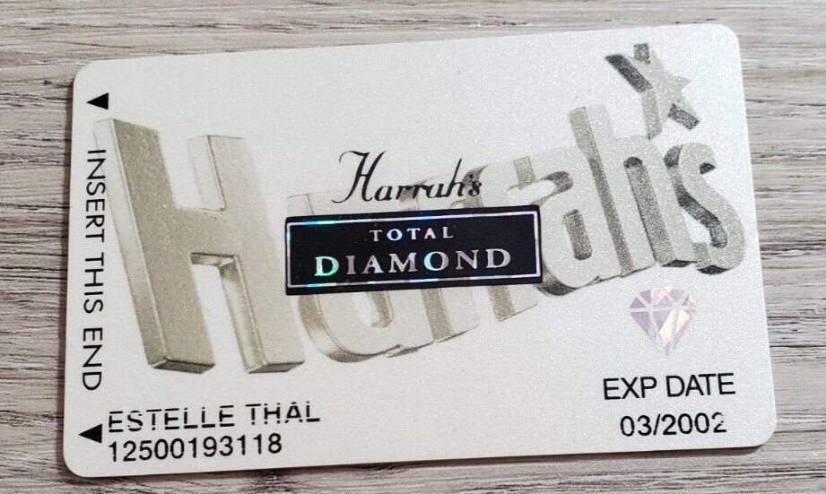 Harrah\'s Las Vegas Casino 2002 Total Diamond Slot Card