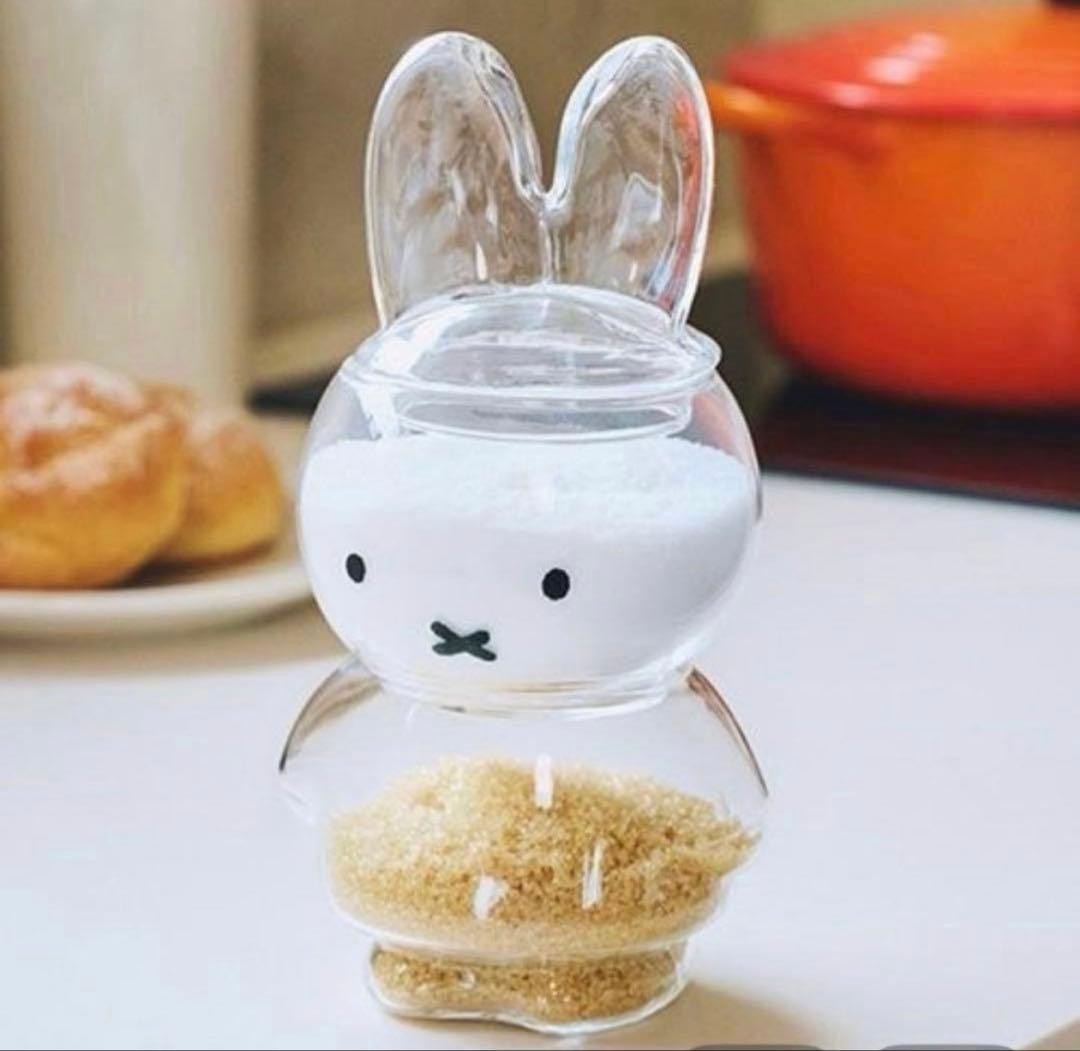 Miffy x Studio Clip Stacking Glass Canister Set New Unused