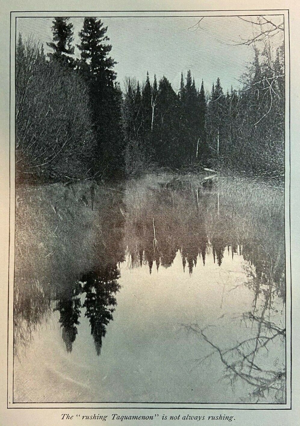1904 Michigan On the Taquamenon River  illustrated
