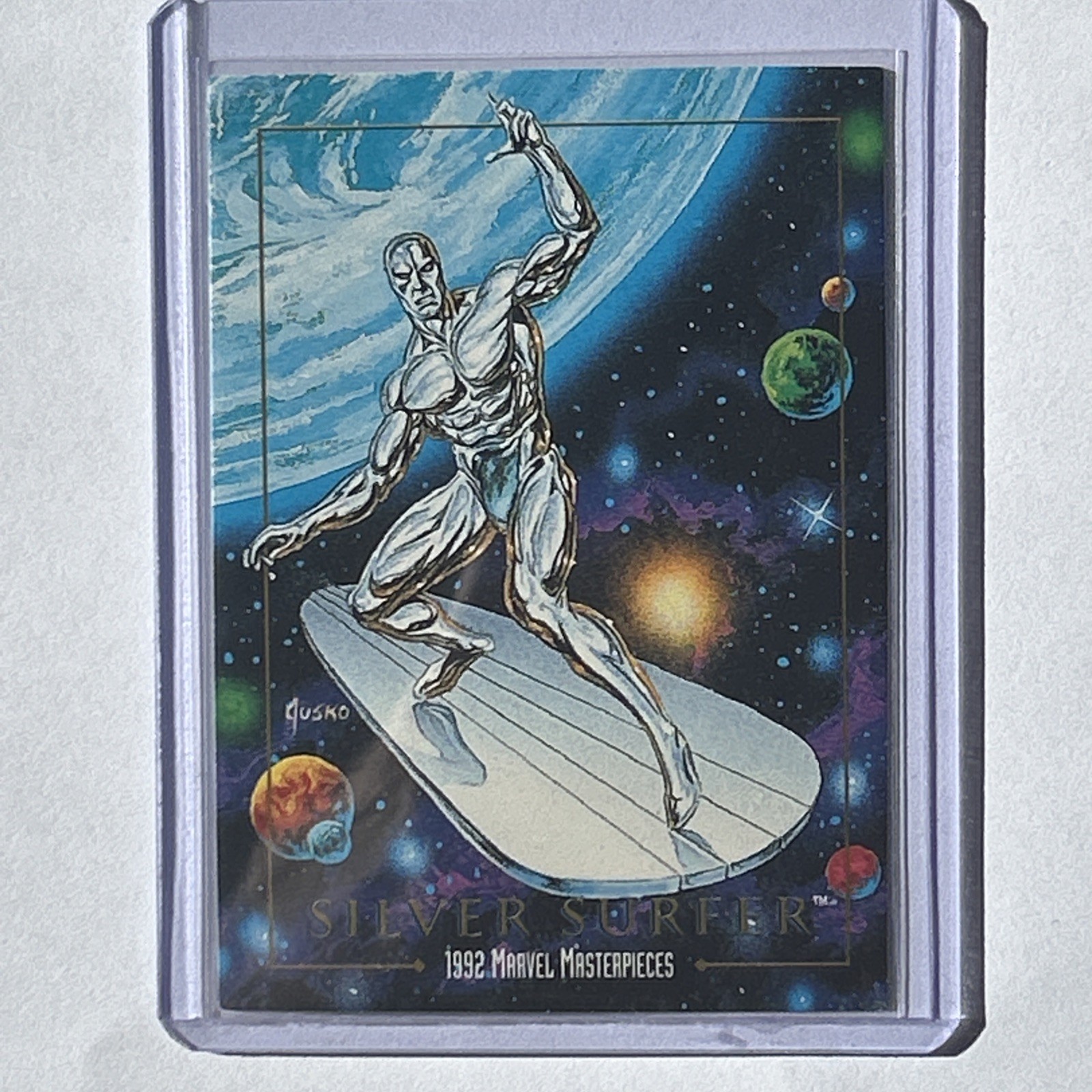 Silver Surfer - 1992 Skybox Marvel Masterpieces #90 Silver Surfer - 1992 Skybox Marvel Masterpieces #90