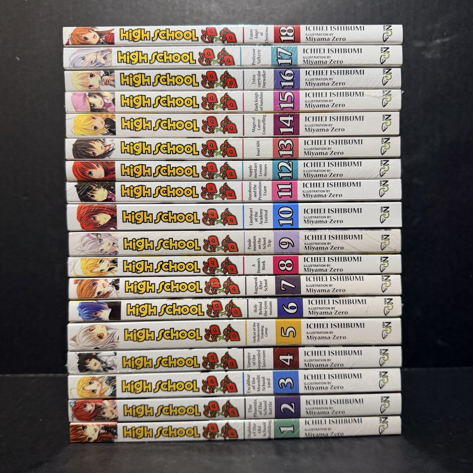 High School DxD Light Novel Volumes 1-18 English Sealed New Authentic Yen Press